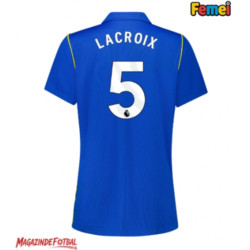 Chelsea Maxence Lacroix #5 Tricou Fotbal Replică 2026-27 Femei Acasa Chelsea Maxence Lacroix #5 Tricou Fotbal Replică 2026-27 Femei Acasa